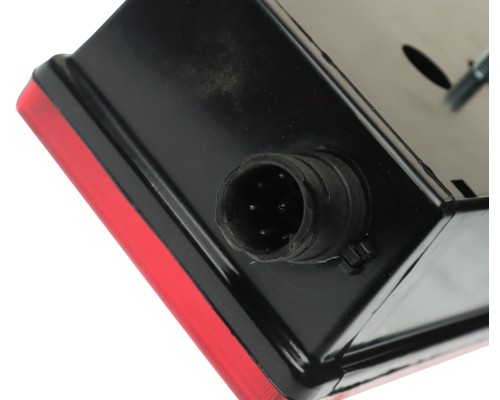 Фонарь задний КАМАЗ, МАЗ, УРАЛ левый с доб.указателем байонетный разъем (боковой) (без лампы) РУДЕНСК