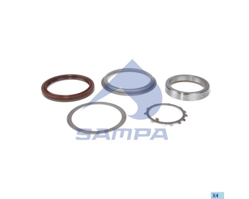 Ремкомплект КАМАЗ-5490 MERCEDES ступицы (обойма, сальник, прокладка, кольца) SAMPA