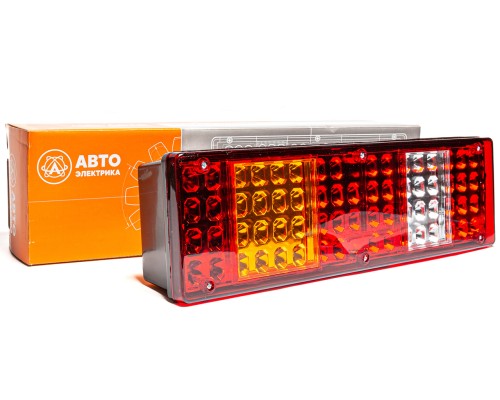Фонарь задний КАМАЗ, МАЗ, УРАЛ правый с проводом (вилка СЦАЗ) AVTOELECTRICA