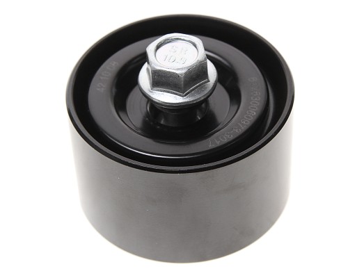 Ролик приводного ремня SHACMAN SHAANXI МАЗ-5440, 6430 FAW 1066 дв.WP12, WP13 обводной плоский WEICHAI