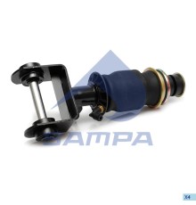 Амортизатор RENAULT Kerax DXI, Magnum DXI, Premium кабины задний (пневмо) SAMPA