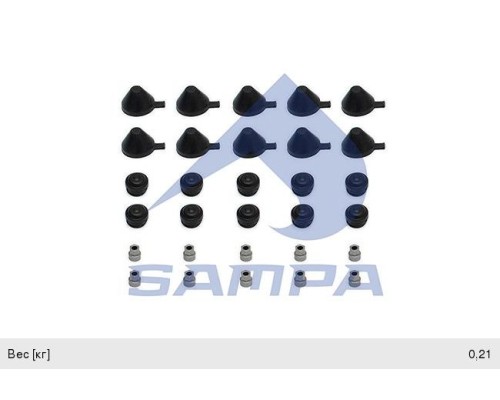 Ремкомплект суппорта KNORR для регулировки (20 заглушек,  10 гайк) SAMPA