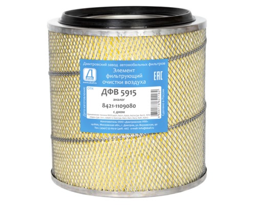 Элемент фильтрующий ЯМЗ-8421 воздушный с дном ДЗАФ