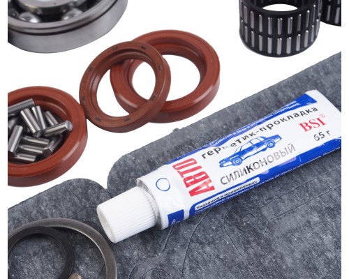 Ремкомплект ГАЗ-3302 Бизнес КПП (подшипники VBF, сальники, прокладки, герметик) АВТОРГ