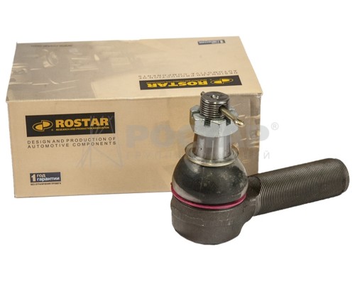 Наконечник рулевой тяги VOLVO левый (L=117 M30x1.5 M20x1.5 конус 28.6мм левая резьба) ROSTAR