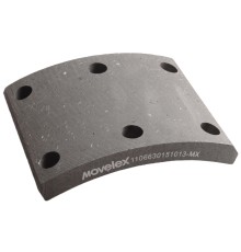 Накладка тормозной колодки JAC N120 передняя нижняя (1шт.) MOVELEX