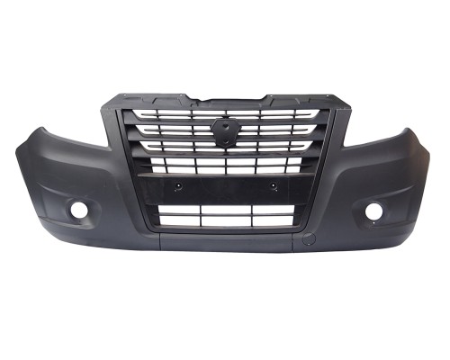 Бампер ГАЗель Next передний под ПТФ в сборе (ОАО ГАЗ) (уценка: царапина)