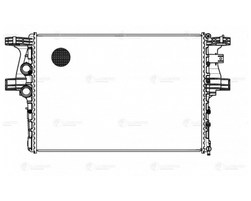 Радиатор IVECO Daily (11-) охлаждения двигателя LUZAR