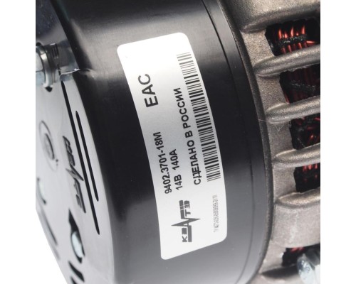 Генератор ГАЗ-3302, УАЗ дв.УМЗ-4216, EvoTech 2.7 14В 140А шкив поликлиновой КЗАТЭ (ЗиТ)