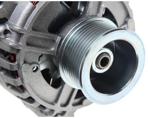 Генератор КАМАЗ дв.740 ЕВРО-3, 4 (8-ручьевой шкив) 28В 120А ELTRA