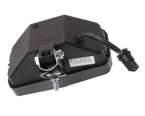 Фара рабочего света МТЗ (с решеткой) (болт выступает на 10.5мм) со жгутом разъем AMP 24V РУДЕНСК