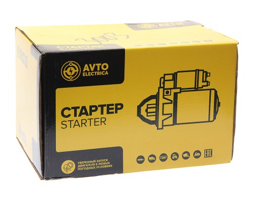 Стартер МТЗ-80, 82, ГАЗ, ПАЗ дв.ММЗ-Д240, 245, 260 12В 3.2кВт AVTOELECTRICA