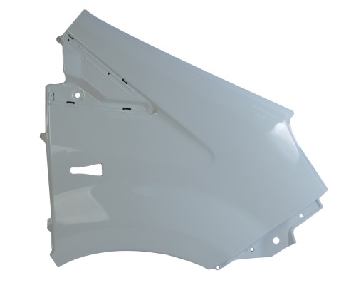 Крыло ГАЗель Next переднее правое пластик БЕЛЫЙ ТЕХНОПЛАСТ