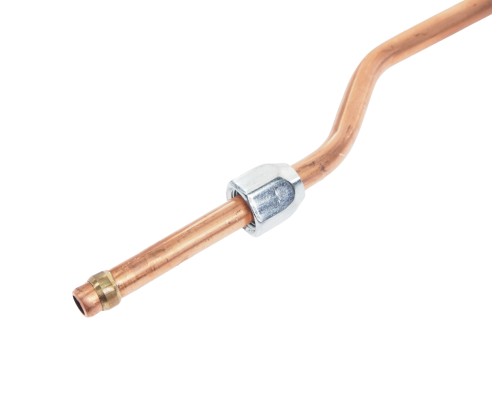 Трубка КАМАЗ-ЕВРО подводящая к 1-но цилиндровому компрессору (медь) ТМК