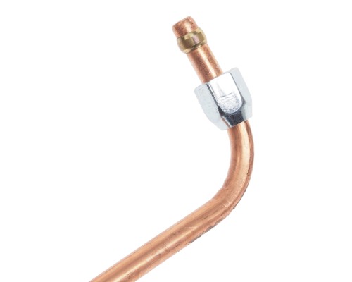 Трубка КАМАЗ-ЕВРО подводящая к 1-но цилиндровому компрессору (медь) ТМК