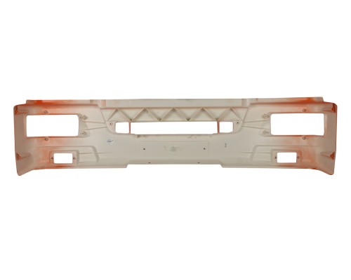 Облицовка буфера КАМАЗ-65115 (рестайлинг) широкая (оранжевый) ТЕХНОТРОН