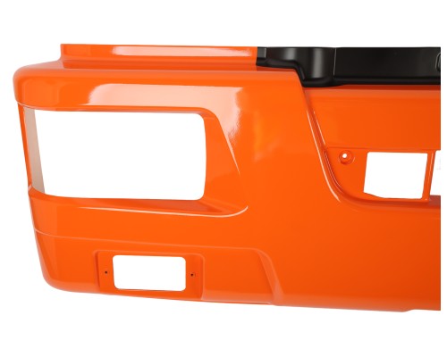 Облицовка буфера КАМАЗ-65115 (рестайлинг) широкая (оранжевый) ТЕХНОТРОН