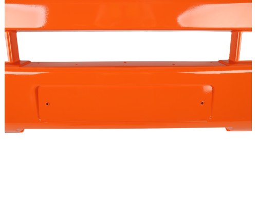 Облицовка буфера КАМАЗ-65115 (рестайлинг) широкая (оранжевый) ТЕХНОТРОН