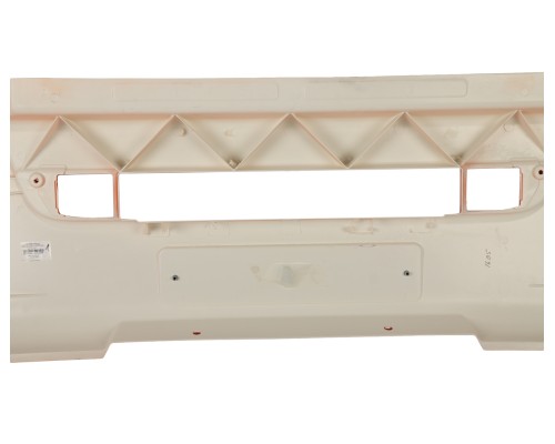 Облицовка буфера КАМАЗ-65115 (рестайлинг) широкая (оранжевый) ТЕХНОТРОН