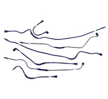 Трубка топливная ГАЗ-3302 дв.CUMMINS 2.8 комплект (7шт.) АВТОБОБ