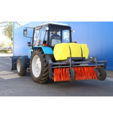 Щетка коммунальная МТЗ-80, 82, 1221, LOVOL-804 колеса 5.00х10,  с баком для воды (500л) С/О САЛЬСК