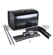 Бак топливный КАМАЗ 370л (650х650х1000) с комплектом для установки+РТИ БАКОР