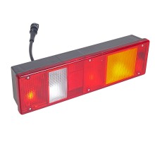 Фонарь задний КАМАЗ, МАЗ, УРАЛ разъем СЦАЗ правый с проводом РУДЕНСК