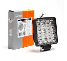 Фара рабочего света квадратная 110х140х28 48Вт 16 светодиодов направленный свет AVTOELECTRICA