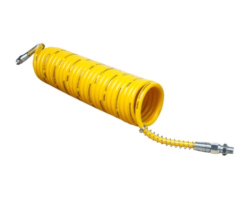 Шланг пневматический витой М16 L=4.5м (желтый) SORL