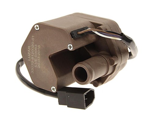 Кран ГАЗ-3302 Бизнес отопителя электрический (без сальников,  3 патрубка) LUZAR