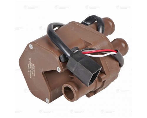 Кран ГАЗ-3302 Бизнес отопителя электрический (без сальников,  3 патрубка) LUZAR