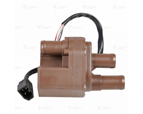 Кран ГАЗ-3302 Бизнес отопителя электрический (без сальников,  3 патрубка) LUZAR