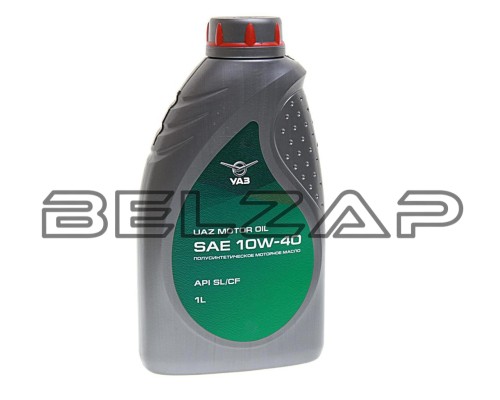 Масло моторное LUKOIL SL/CF 10W40 п/синт.1л (ОАО УАЗ), 000101-0011040-01, UAZ