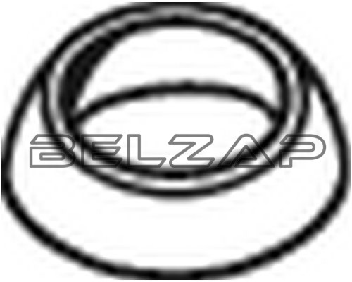 Кольцо уплотнительное NISSAN X-Trail глушителя, 256-097, BOSAL