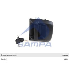 Ручка MAN TGA, TGS, TGX двери правой наружная SAMPA
