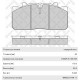 Колодки тормозные MAN RENAULT передние/задние дисковые (с пластинами) (4шт.) STELLOX