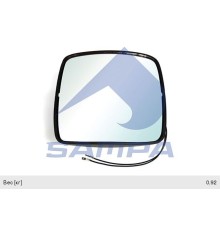 Зеркало боковое RENAULT Premium, Midlum левое/правое дополнительное с подогревом SAMPA