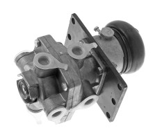 Кран ЗИЛ, КАМАЗ, МАЗ тормозной 2-х секционный с рычагом РААЗ