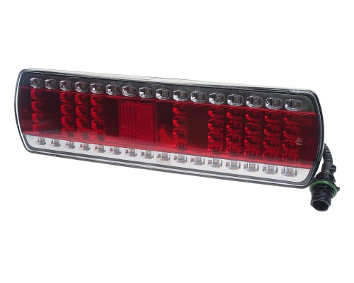 Фонарь задний КАМАЗ-5490, МАЗ правый светодиодный с жгутом с разъемом ТЕХАВТОСВЕТ