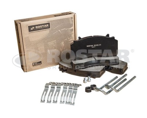 Колодки тормозные MAN TGS, TGX дисковые (4шт.) ROSTAR