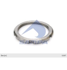 Гайка КАМАЗ-5490 MERCEDES Actros ступицы задней SAMPA