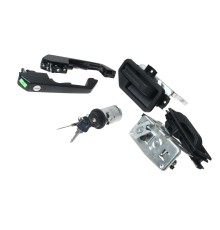 Устройство запорное МАЗ с замком зажигания и внутр. ручками (левое и правое) комплект РАДИОВОЛНА