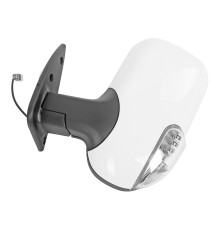 Зеркало боковое ГАЗ-3302 левое с повторителем поворота белое АВТОКОМПОНЕНТ