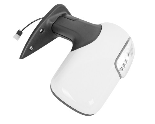 Зеркало боковое ГАЗ-3302 правое с повторителем поворота белое АВТОКОМПОНЕНТ