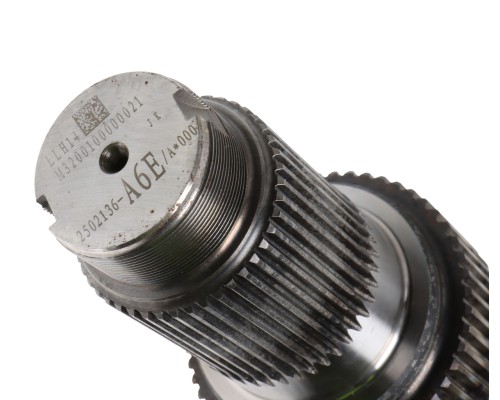Вал FAW J6, 3310, E5 ведущей шестерни среднего моста OE