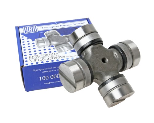 Крестовина КАМАЗ, УРАЛ вала карданного большая в сборе (50х135мм) (стопорные пластины) усиленная УКД