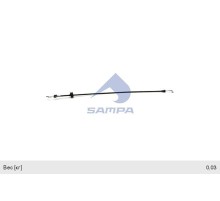 Трос MERCEDES Actros открывания ящика инструментального SAMPA