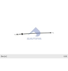 Трос MERCEDES Actros открывания ящика инструментального SAMPA