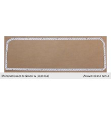 Прокладка MAN картера масляного дв.D2566, D2866 ELRING