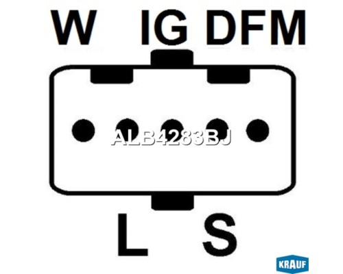 Генератор SHACMAN SHAANXI X3000 дв.WP13 28В 80А KRAUF